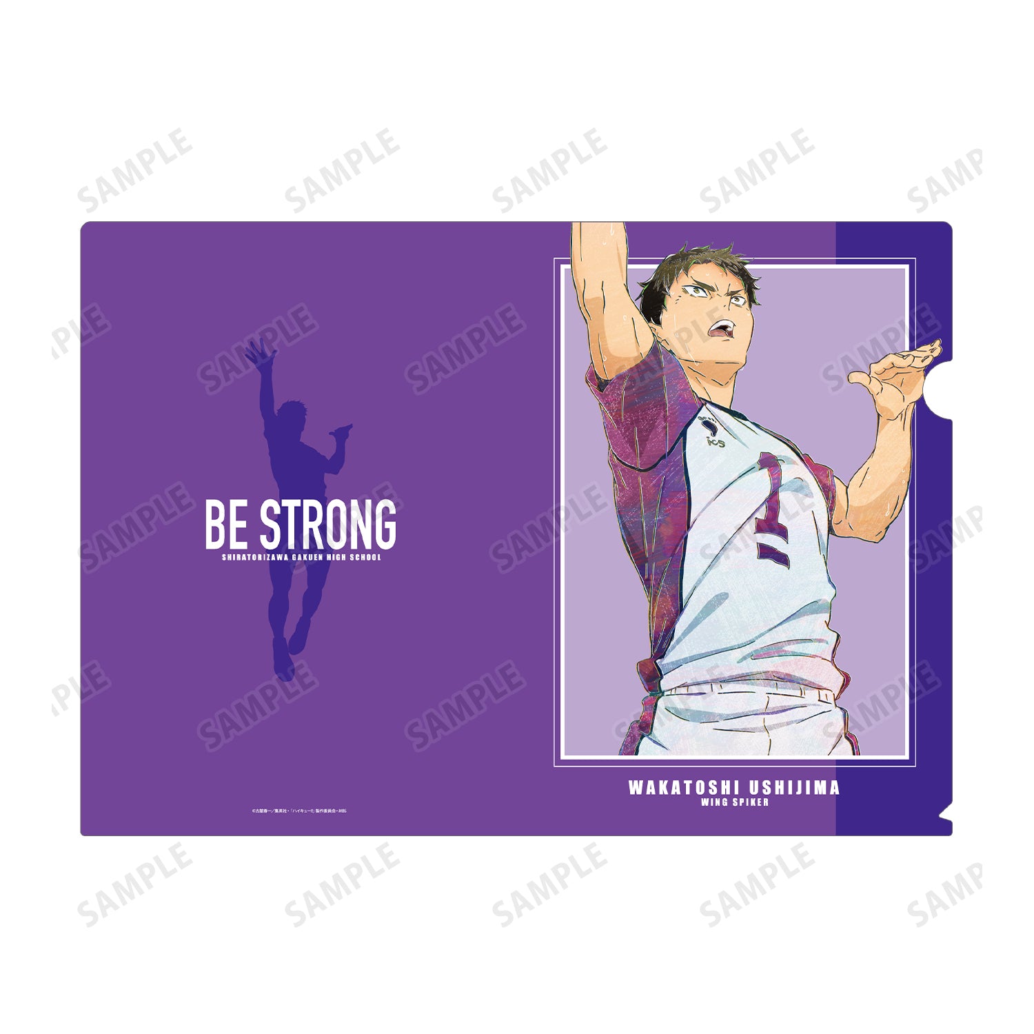 ハイキュー!!_牛島若利 Ani-Art 第7弾 クリアファイル