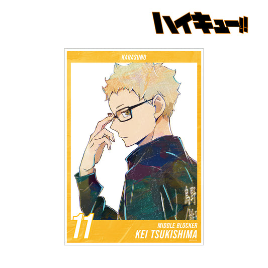 ハイキュー!!_月島蛍 Ani-Art 第5弾 A3マット加工ポスター