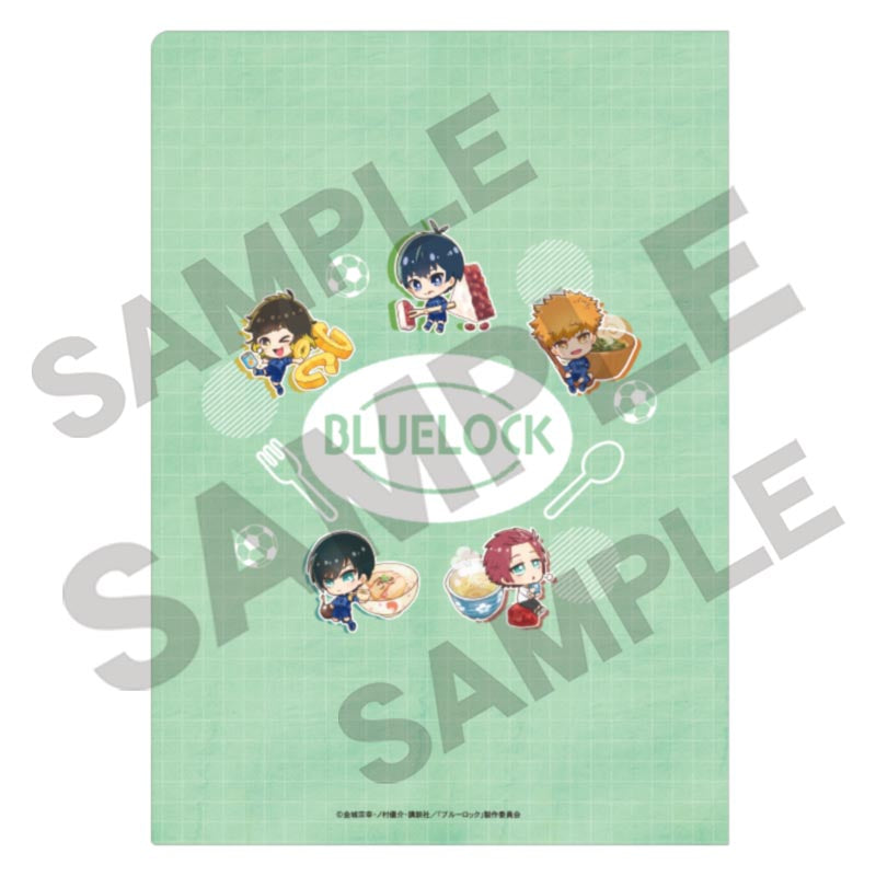 ブルーロック_シングルクリアファイル グリーン きゃらペコ