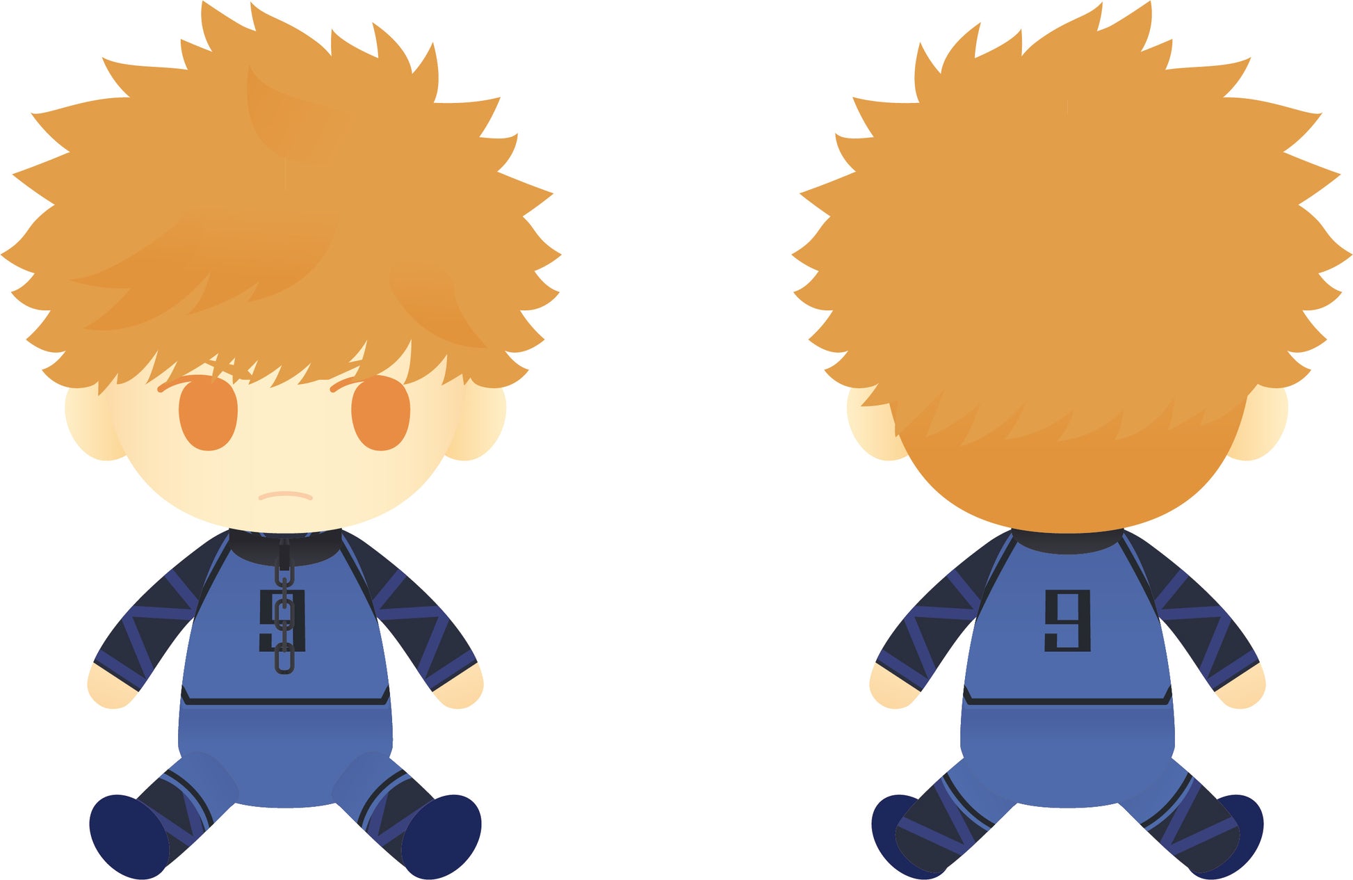 ブルーロック_きみとふれんずミニ（ぬいぐるみキーホルダー）／國神錬介【再販】