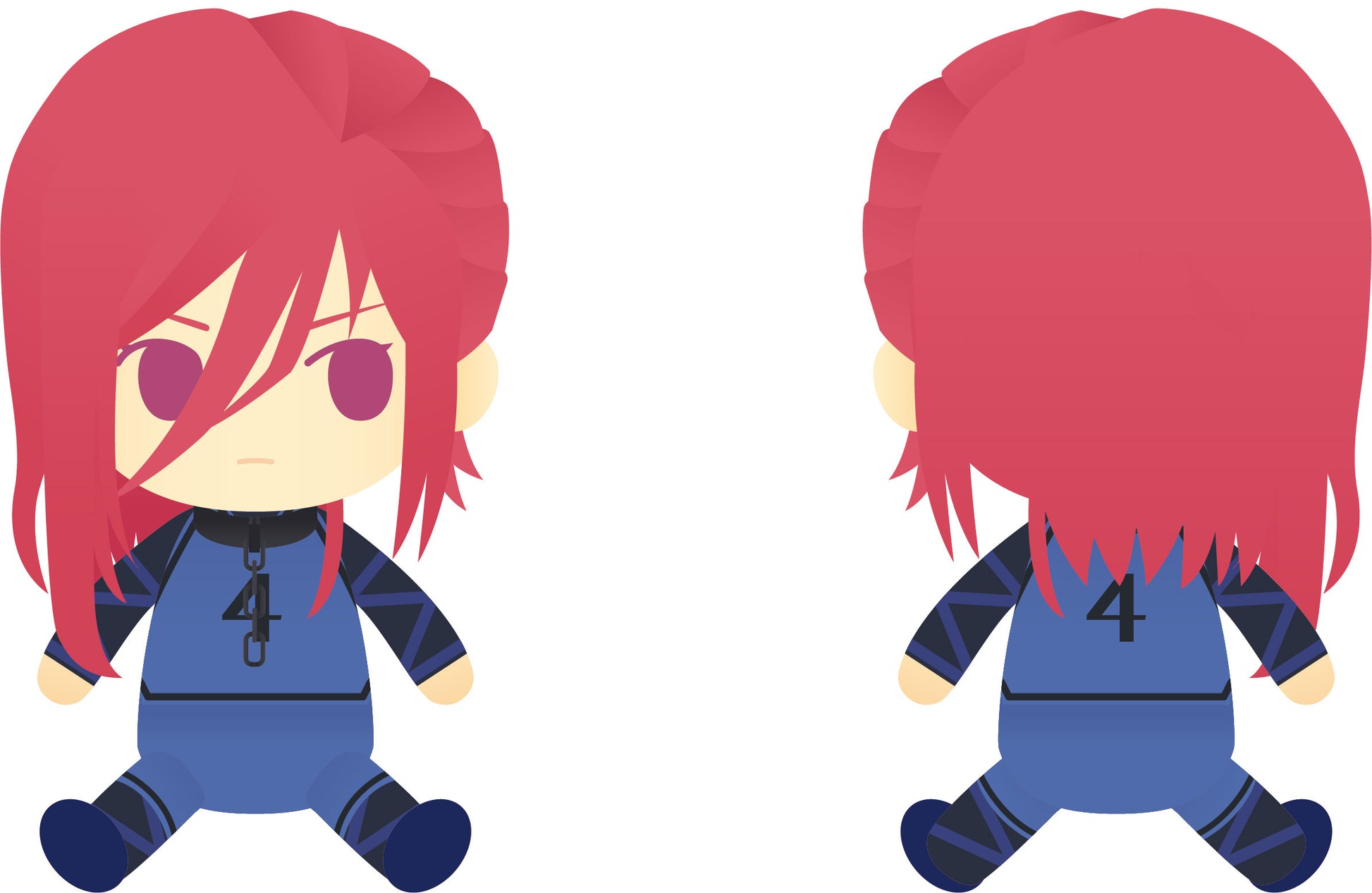 ブルーロック_きみとふれんずミニ（ぬいぐるみキーホルダー）／千切豹馬【再販】