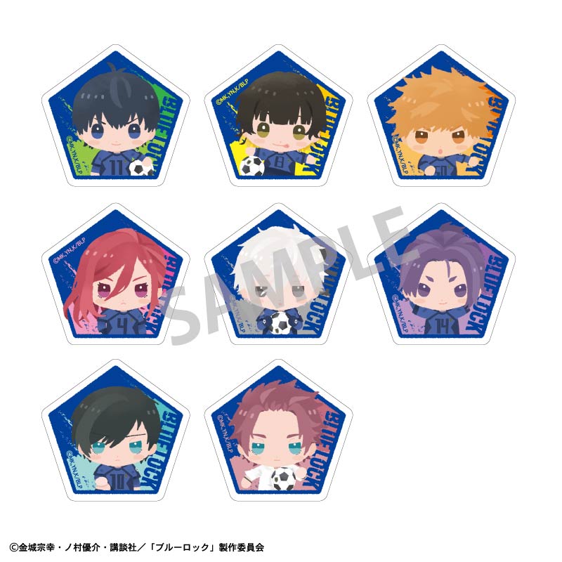 ブルーロック_トレーディングアクリルクリップ_ちまっこ 1BOX