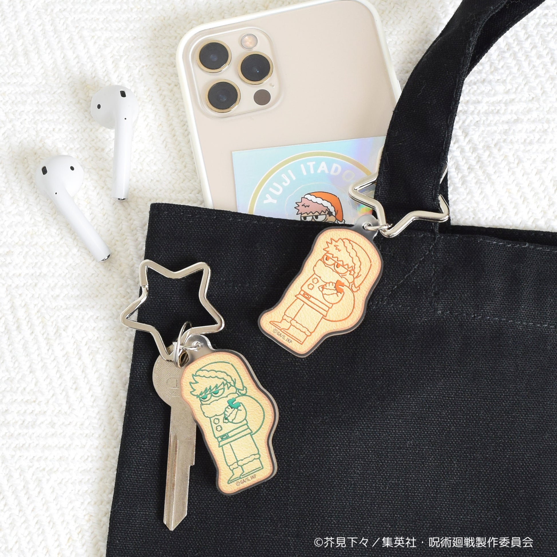 呪術廻戦_ジロリアイシングクッキー風アクリルキーホルダー~クリスマスver~(釘崎 野薔薇)