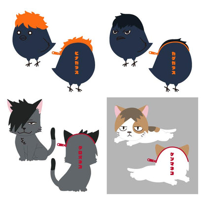 ハイキュー!!_モフモフコインケース D:ケンマネコ