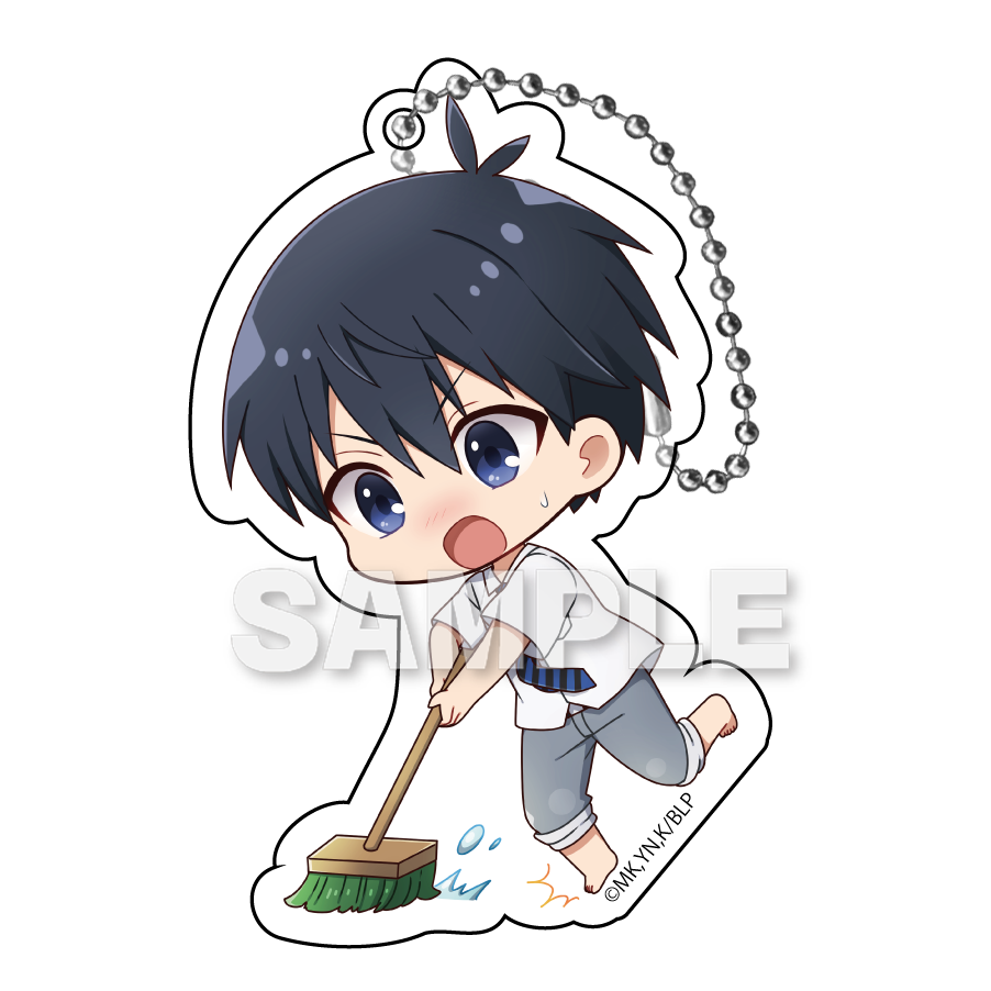 ブルーロック_トレーディングアクリルキーホルダー プール掃除 Ver. 1pcs