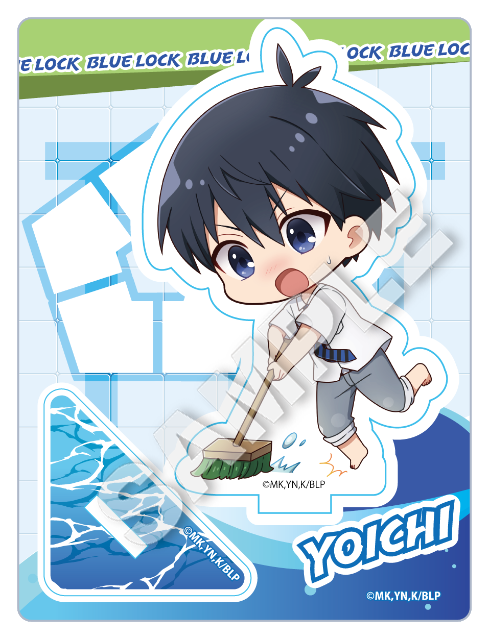 ブルーロック_ミニキャラスタンド プール掃除 Ver. 潔世一