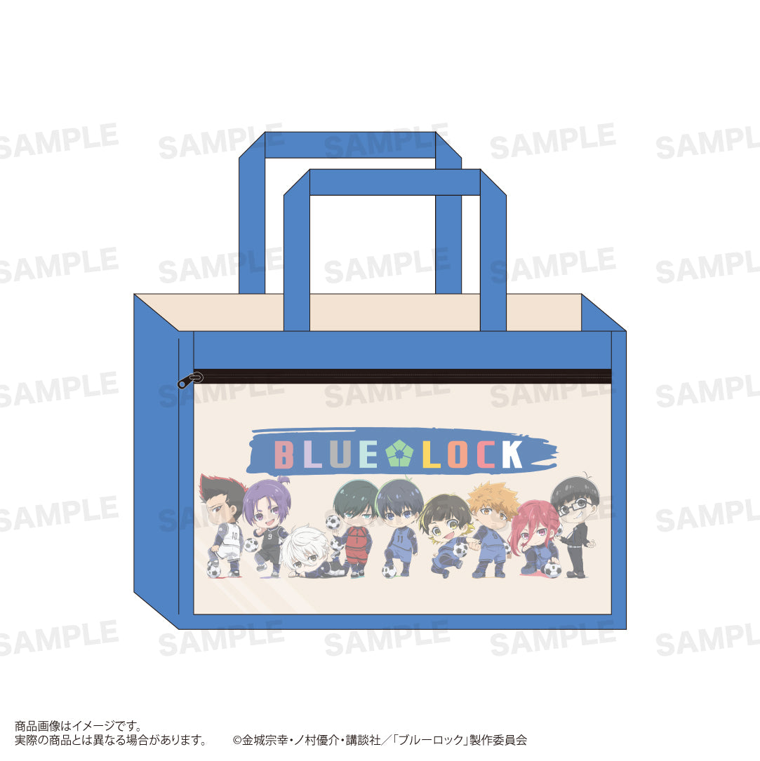 ブルーロック_クリア窓付きミニバッグ　A