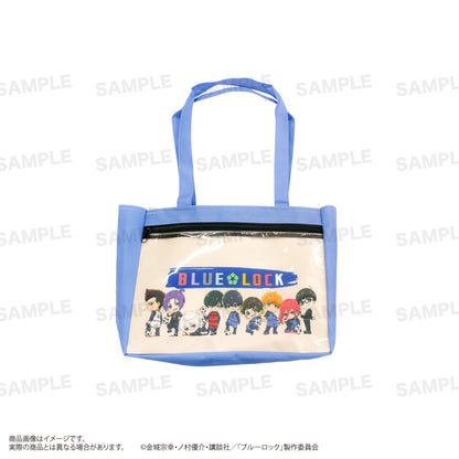 ブルーロック_クリア窓付きミニバッグ　A