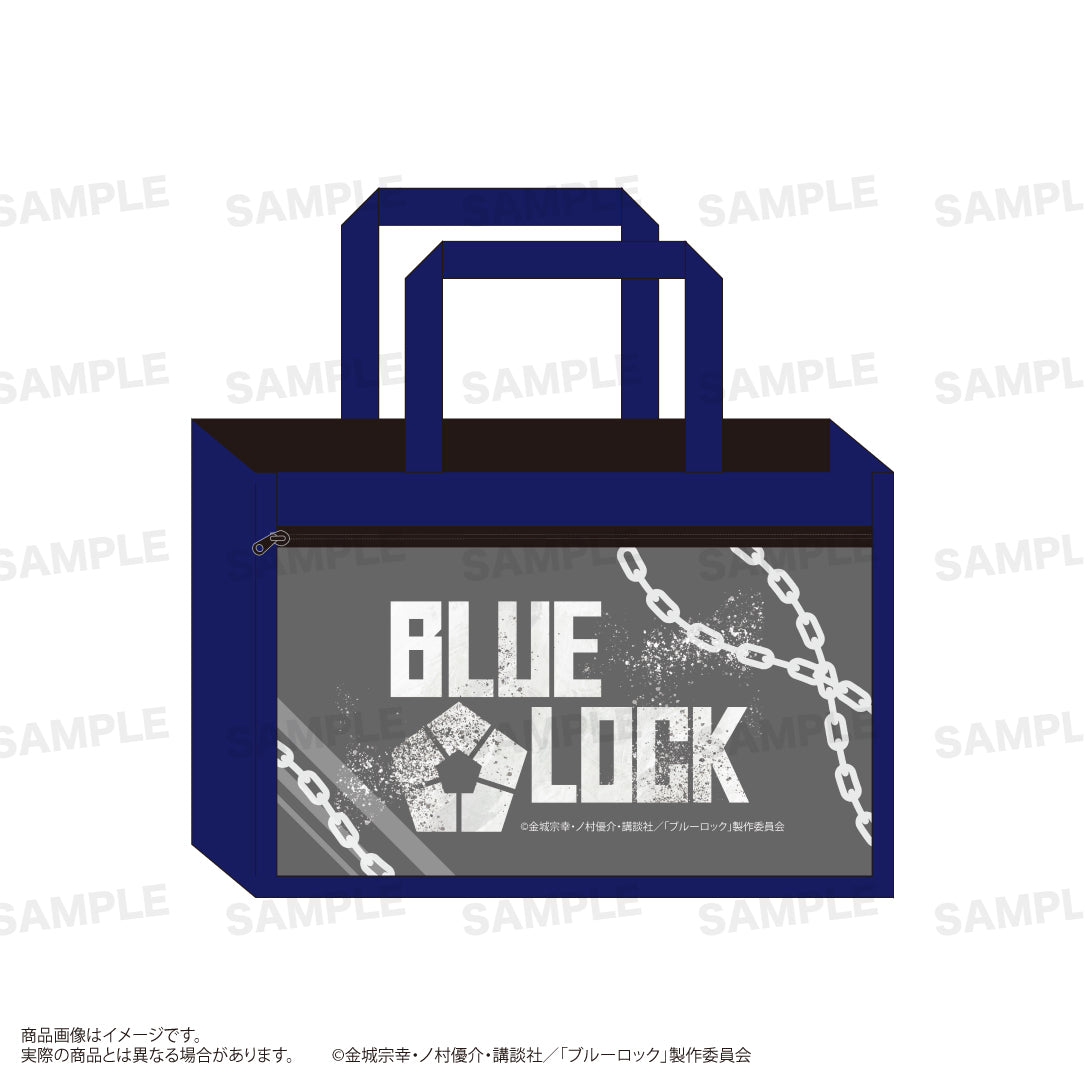 ブルーロック_クリア窓付きミニバッグ　B