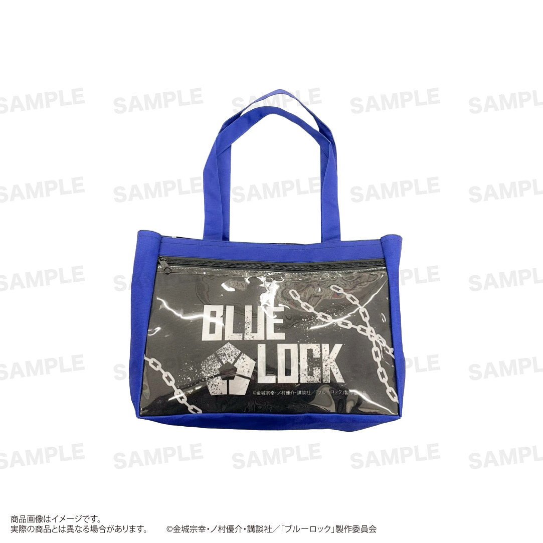 ブルーロック_クリア窓付きミニバッグ　B