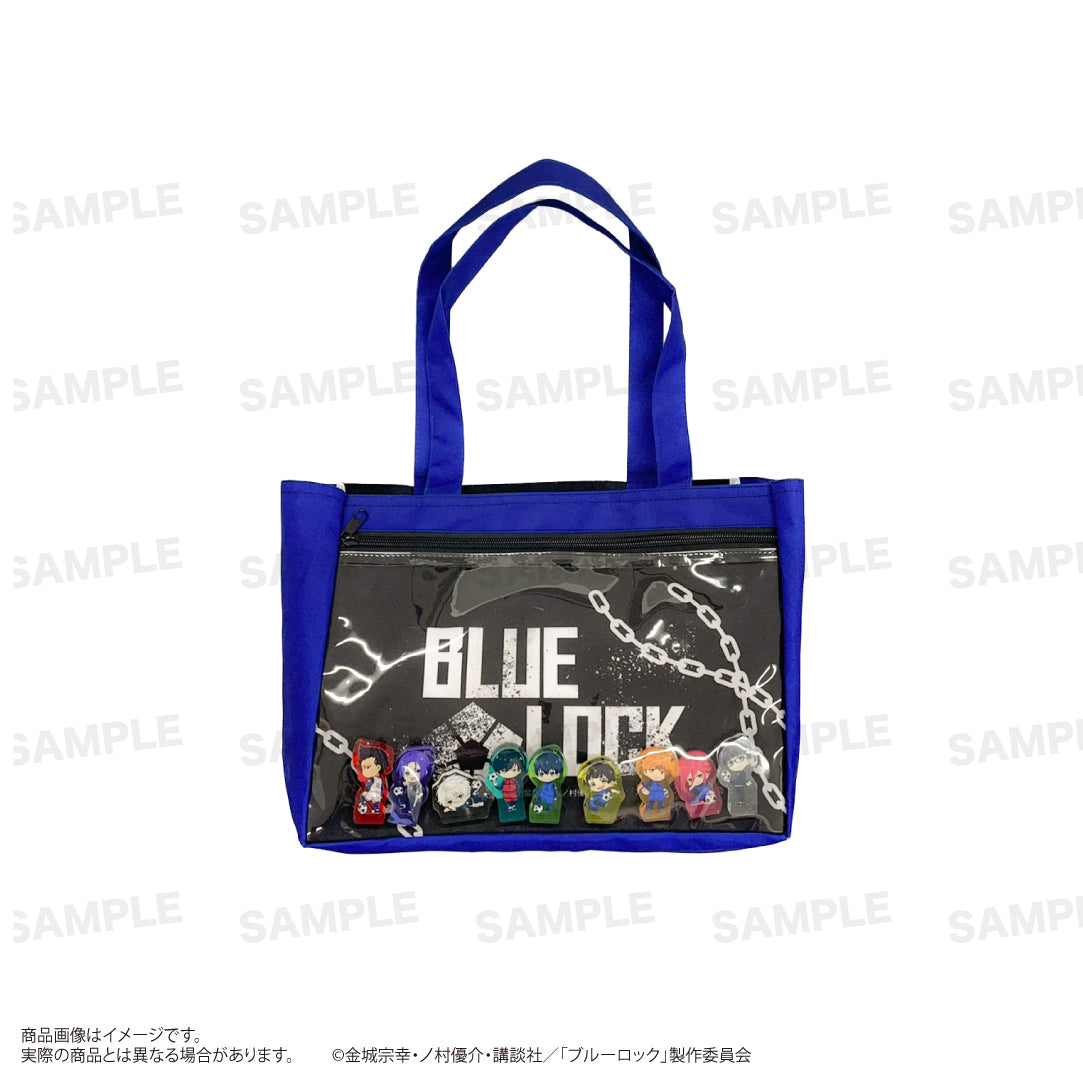 ブルーロック_クリア窓付きミニバッグ　B