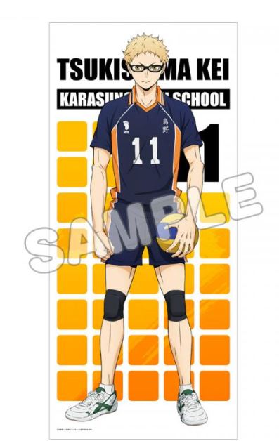 ハイキュー!!_ほぼ等身大タペストリー/月島蛍