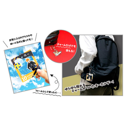 ハイキュー!!_チャーム付きアクリルキーホルダー 孤爪研磨