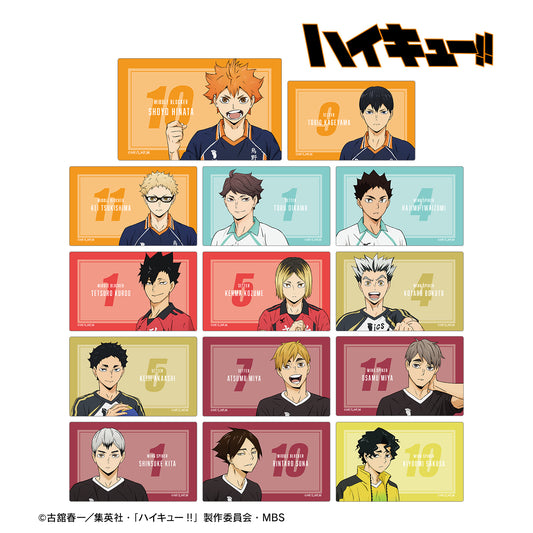 ハイキュー!!_トレーディングカードステッカー ユニフォームver.(単位/単品)