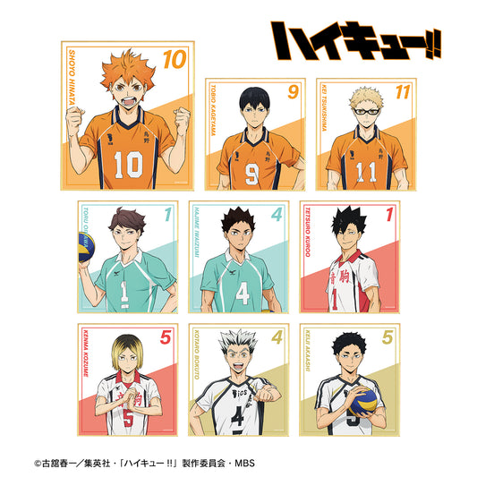 ハイキュー!!_トレーディングミニ色紙 セカンドユニフォームver.(単位/単品)