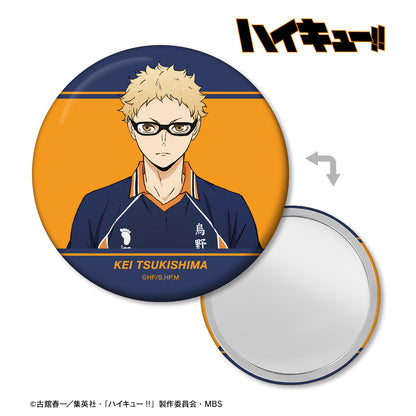 ハイキュー!!_月島蛍 ユニフォームver. 缶ミラー