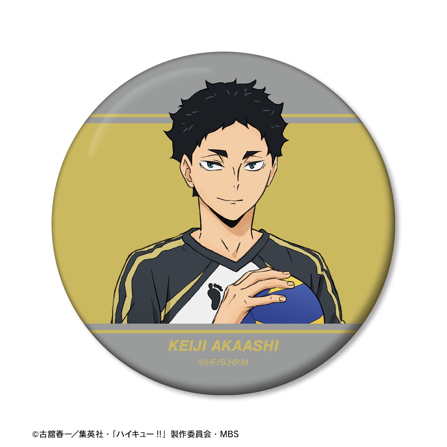 ハイキュー!!_赤葦京治 ユニフォームver. 缶ミラー