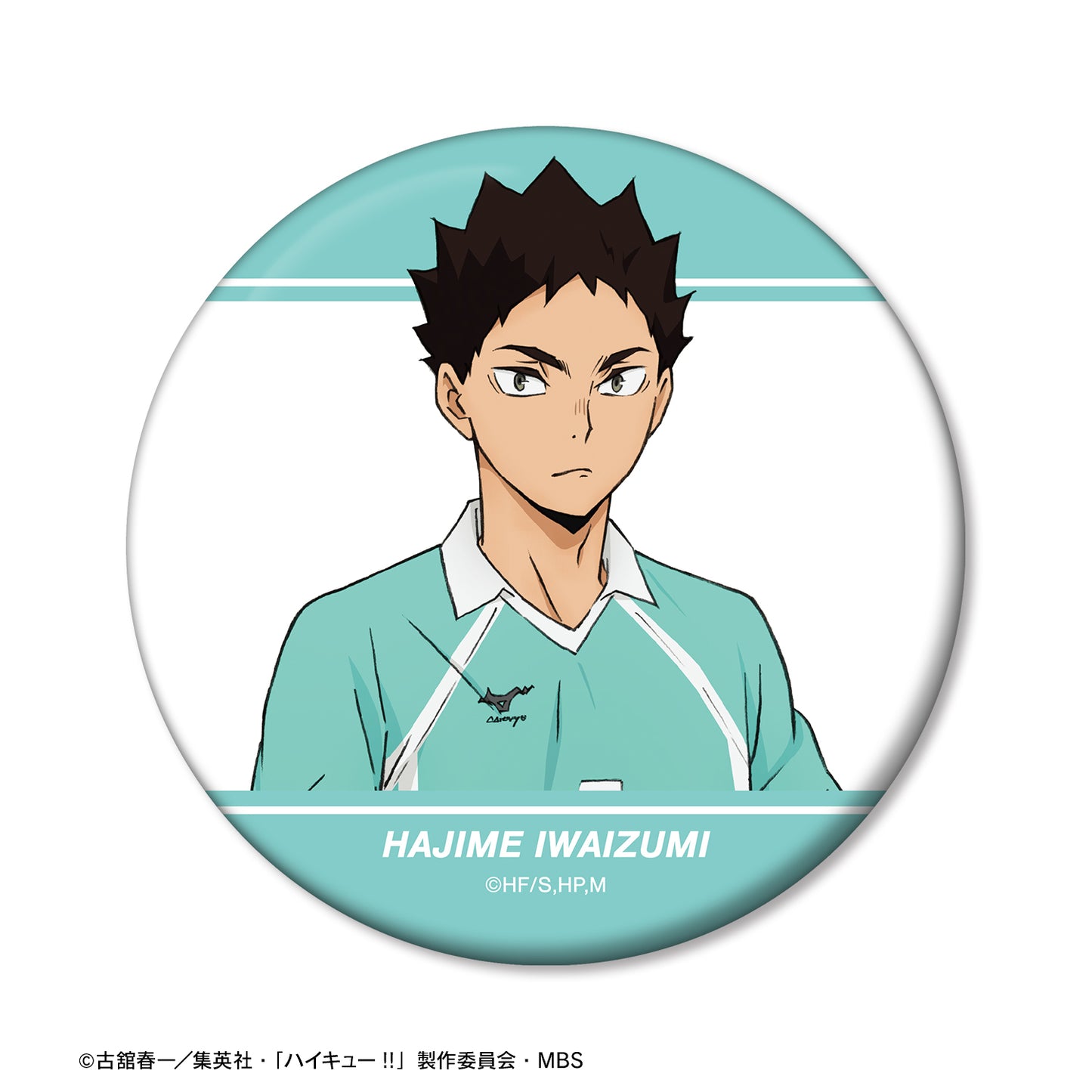 ハイキュー!!_岩泉一 セカンドユニフォームver. 缶ミラー