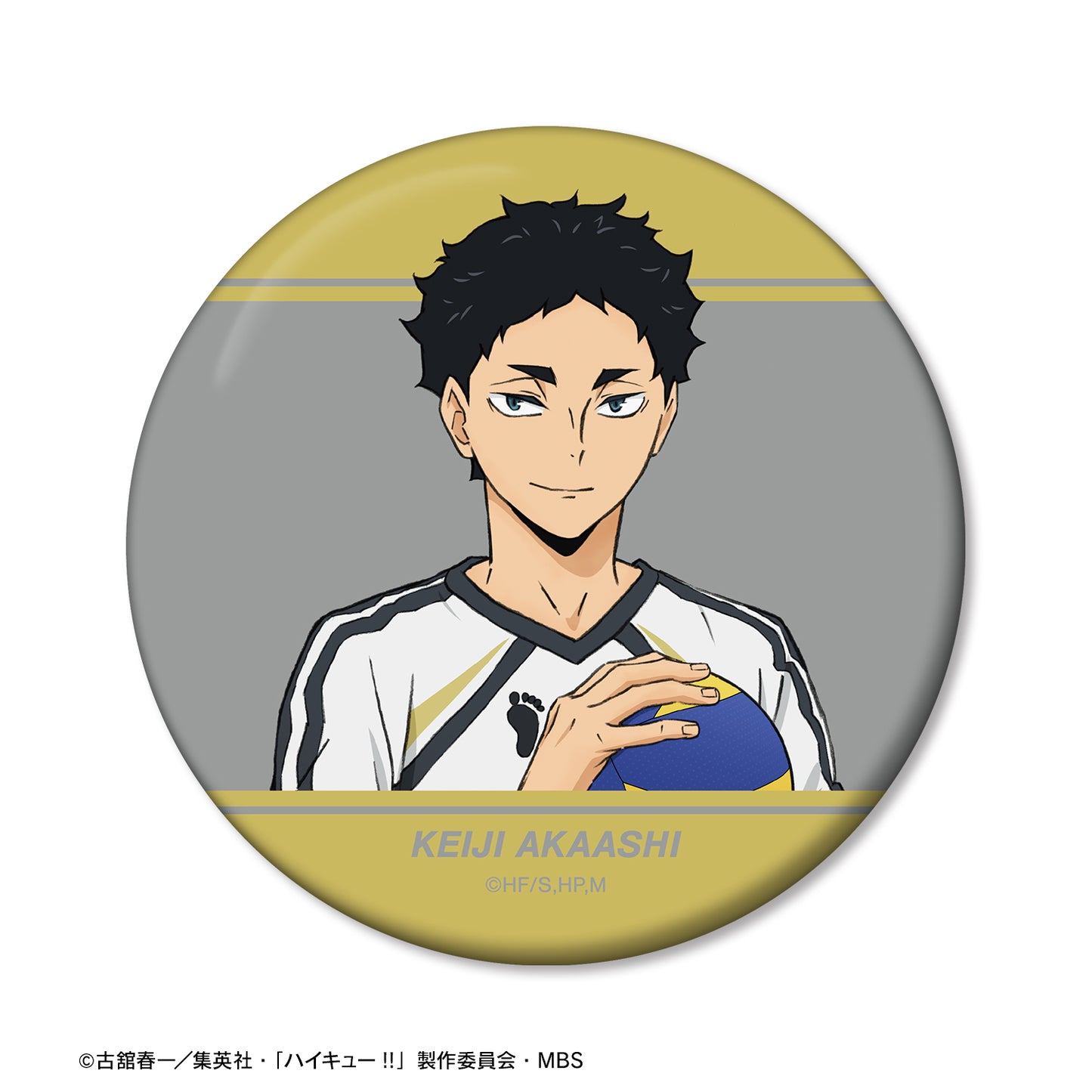 ハイキュー!!_赤葦京治 セカンドユニフォームver. 缶ミラー