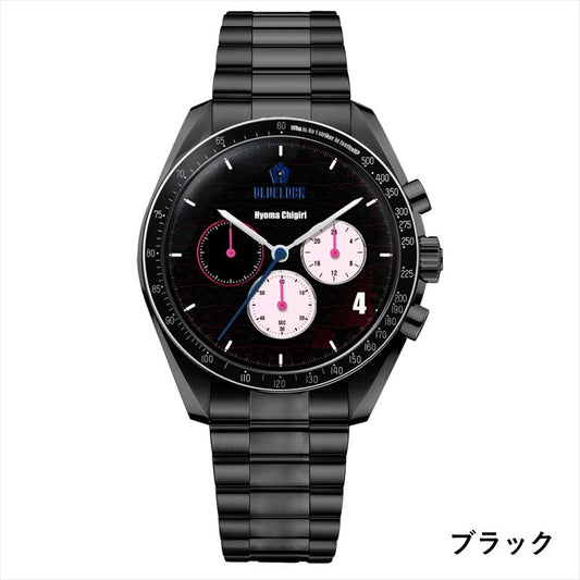 ブルーロック_クロノグラフ腕時計 黒 千切豹馬