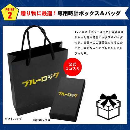 ブルーロック_クロノグラフ腕時計 シルバー 糸師凜