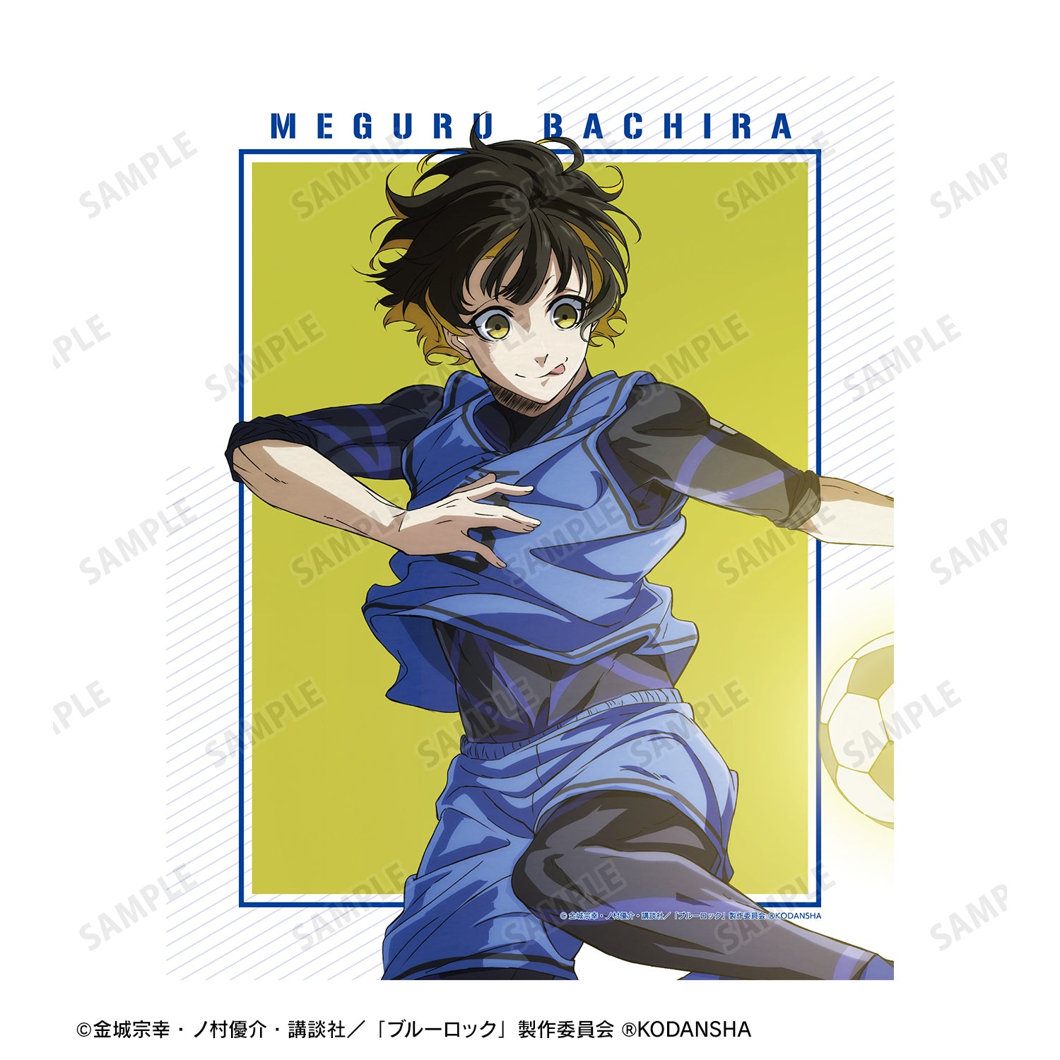 ブルーロック_蜂楽 廻 キャラクタービジュアルキャンバスボード