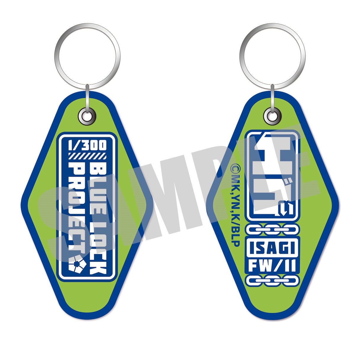 ブルーロック_刺繍キーホルダー 潔 世一