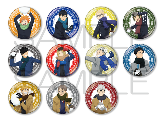 ハイキュー!!_おおきなキラキラ缶バッジコレクション 雪あそびver.【BOX】