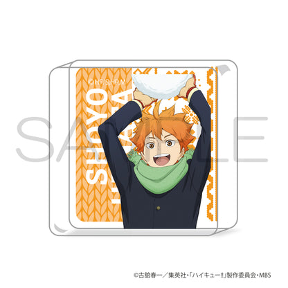 ハイキュー!!_miniアクリルブロック　雪あそびver. 日向翔陽