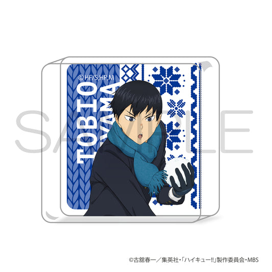 ハイキュー!!_miniアクリルブロック　雪あそびver. 影山飛雄
