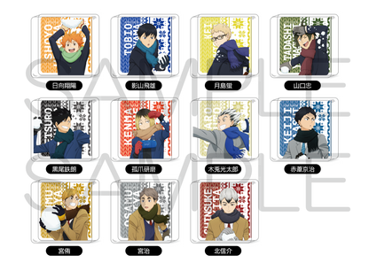 ハイキュー!!_miniアクリルブロック　雪あそびver. 月島蛍