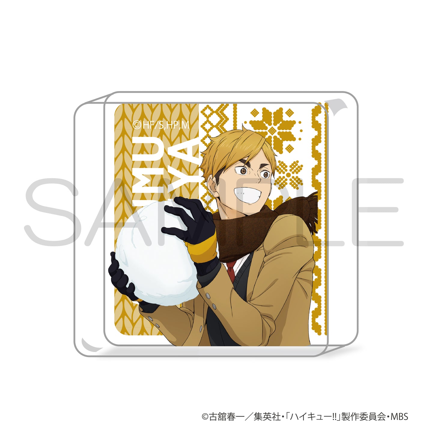 ハイキュー!!_miniアクリルブロック　雪あそびver. 宮侑