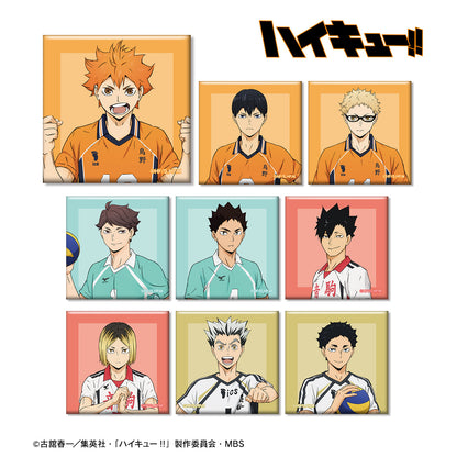 ハイキュー!!_トレーディング スクエア缶バッジ セカンドユニフォームver.(単位/BOX)