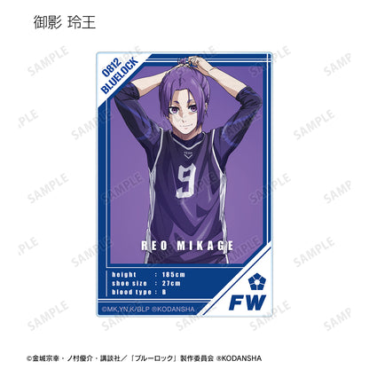 ブルーロック_トレーディングキャラクタービジュアルアクリルカード(単位/単品)