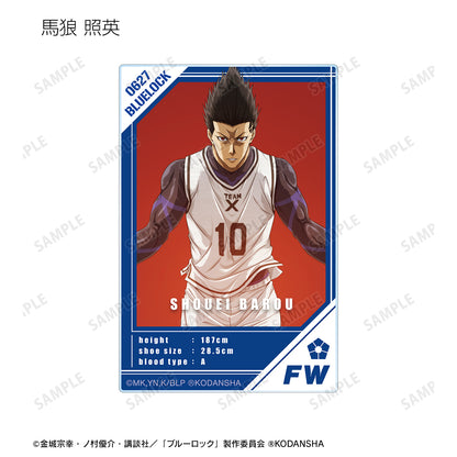 ブルーロック_トレーディングキャラクタービジュアルアクリルカード(単位/BOX)
