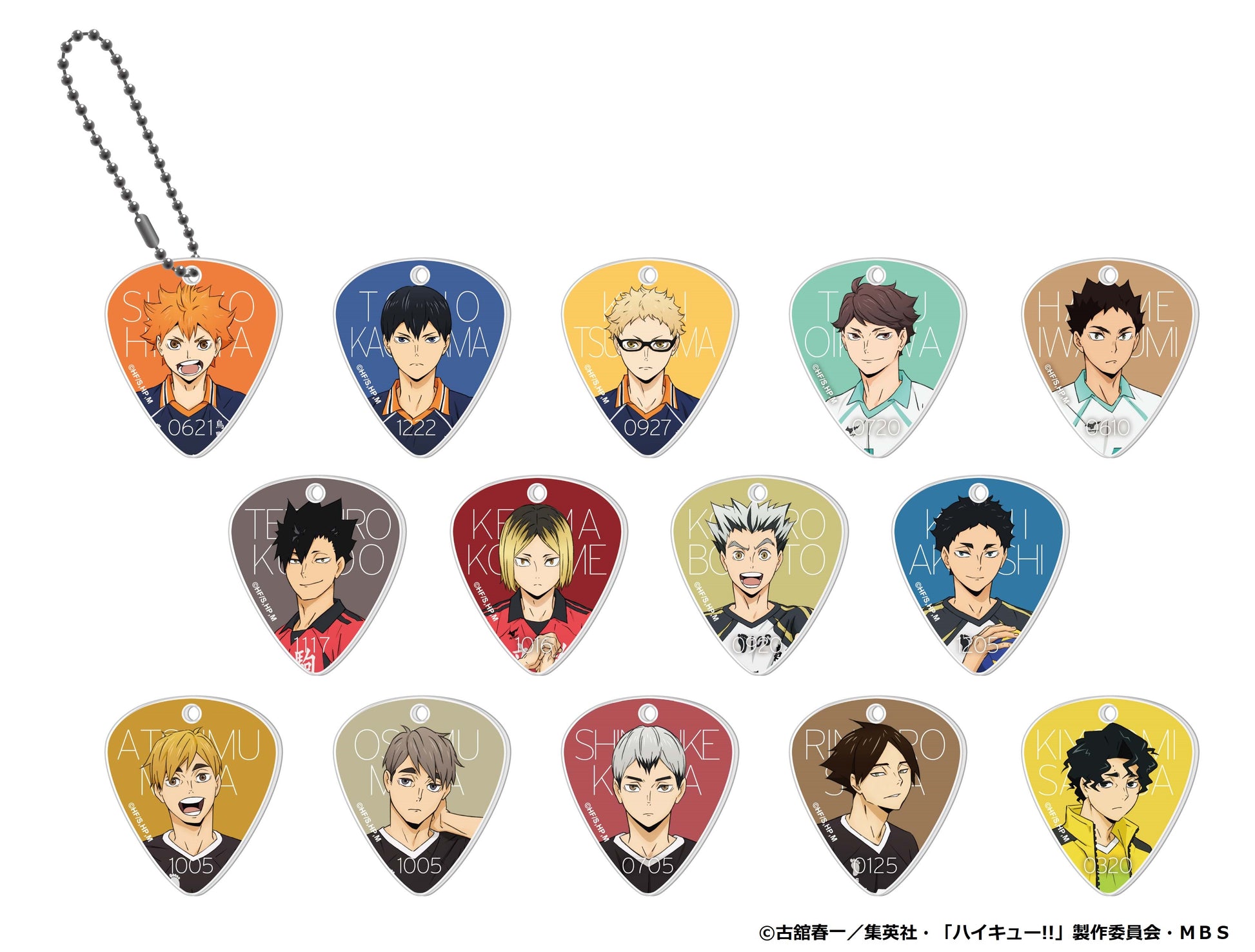 ハイキュー!!_TDピック型アクリルキーホルダvol.1 1BOX