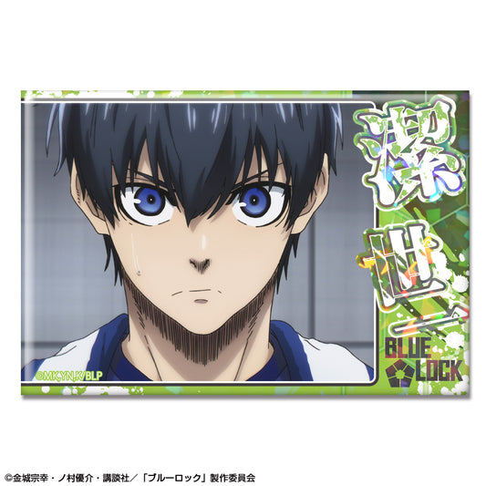 ブルーロック_ホログラム缶バッジ デザイン01(潔世一/A)