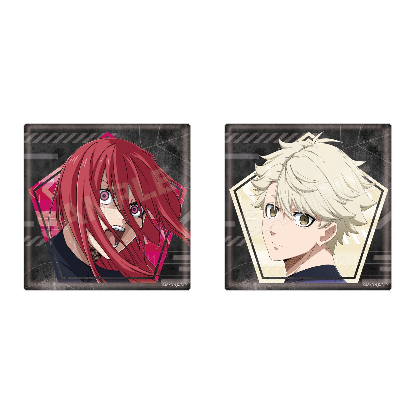 ブルーロック_ビッグスクエア缶バッジ /01 第1弾(全5種) 1BOX