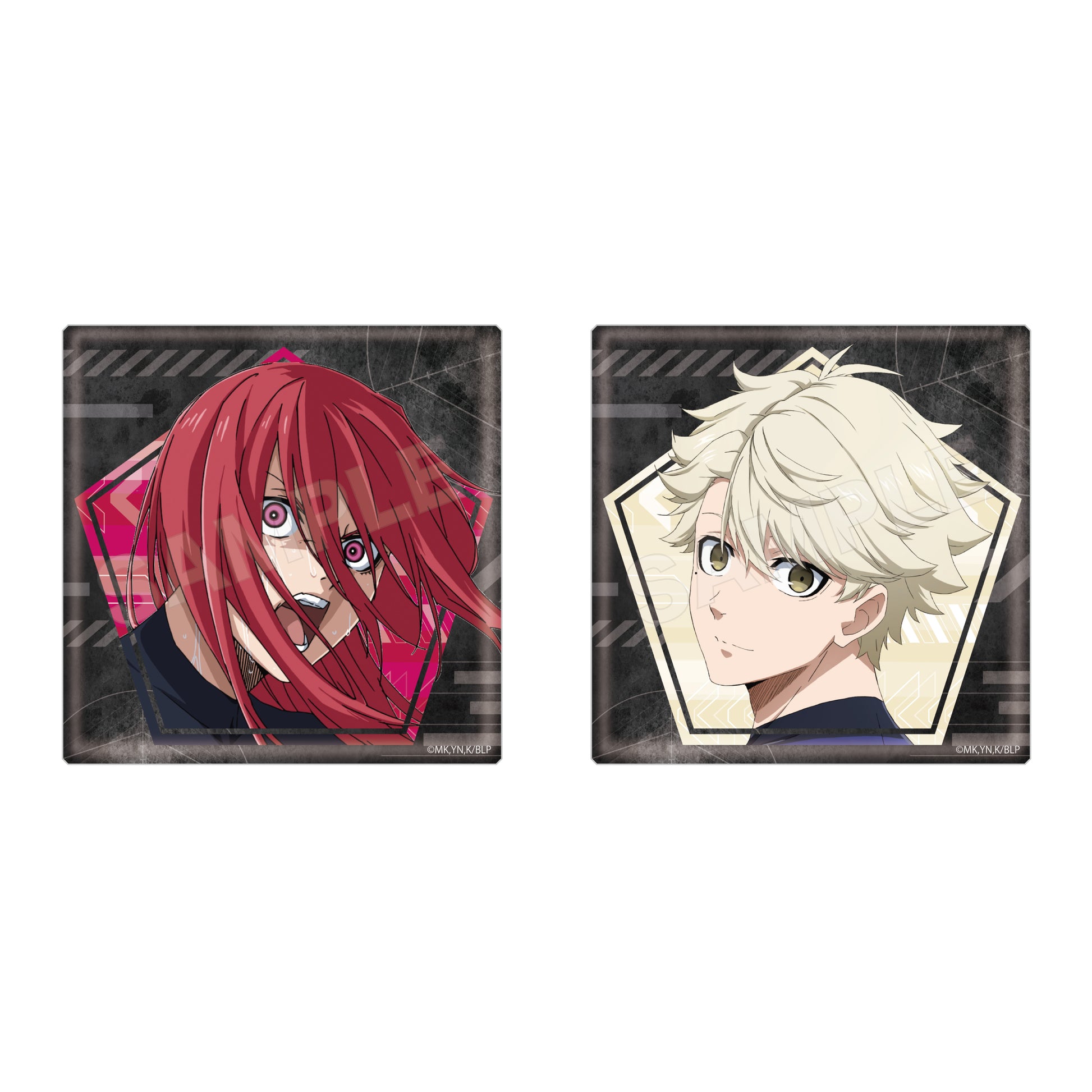 ブルーロック_ビッグスクエア缶バッジ /01 第1弾(全5種) 1BOX