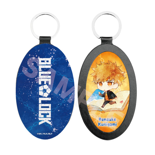 ブルーロック_キャラでるアート レザーキーホルダー /13 國神 錬介(ミニキャラ)