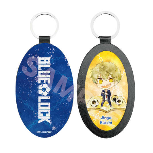 ブルーロック_キャラでるアート レザーキーホルダー /15 雷市 陣吾(ミニキャラ)