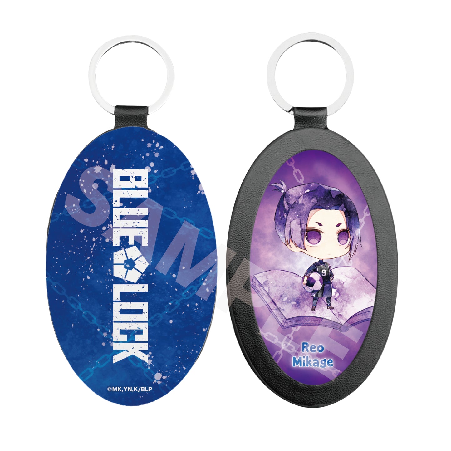 ブルーロック_キャラでるアート レザーキーホルダー /20 御影 玲王(ミニキャラ)