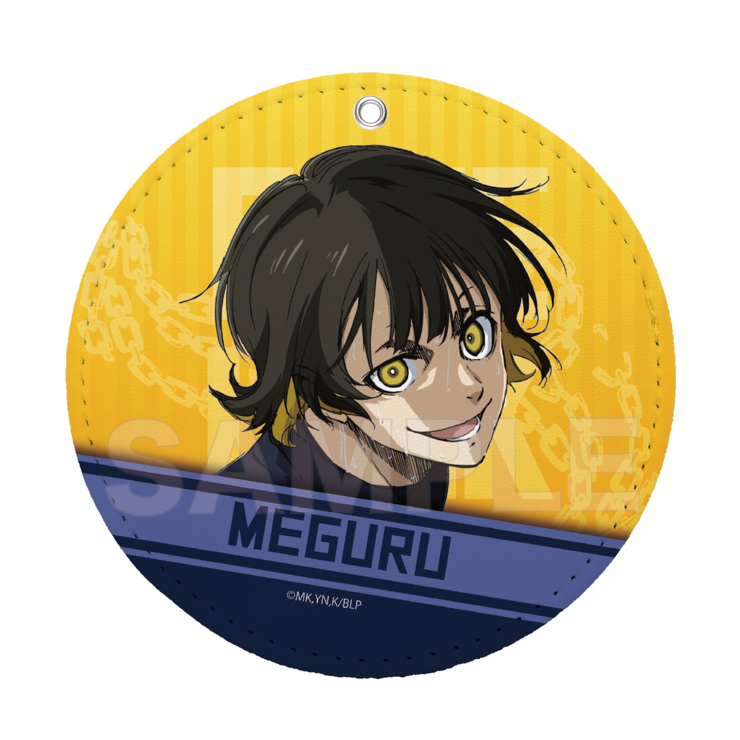 ブルーロック_レザーコースターキーホルダー /02 蜂楽 廻