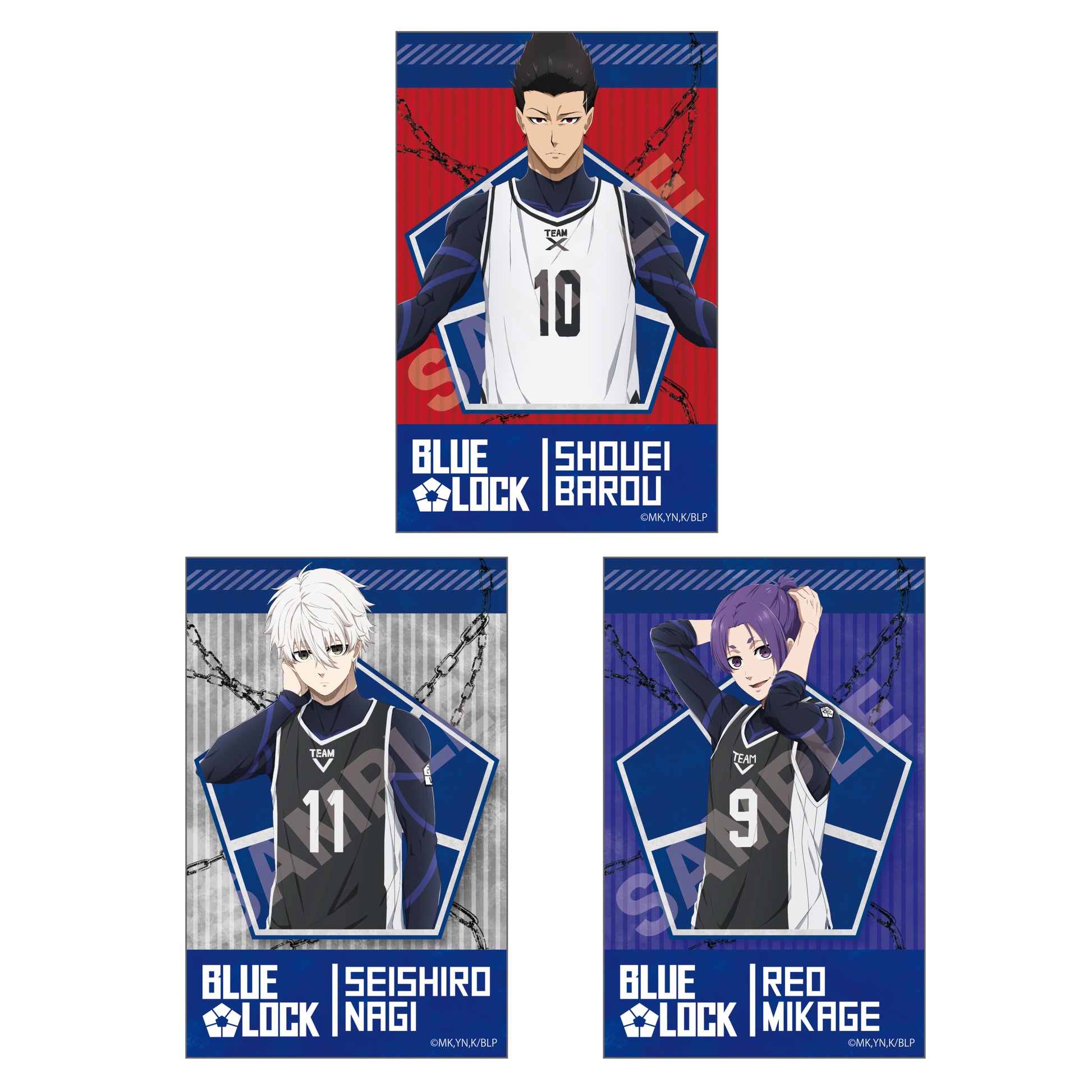 ブルーロック_サテン地ステッカー /02 第2弾(全5種) 1BOX