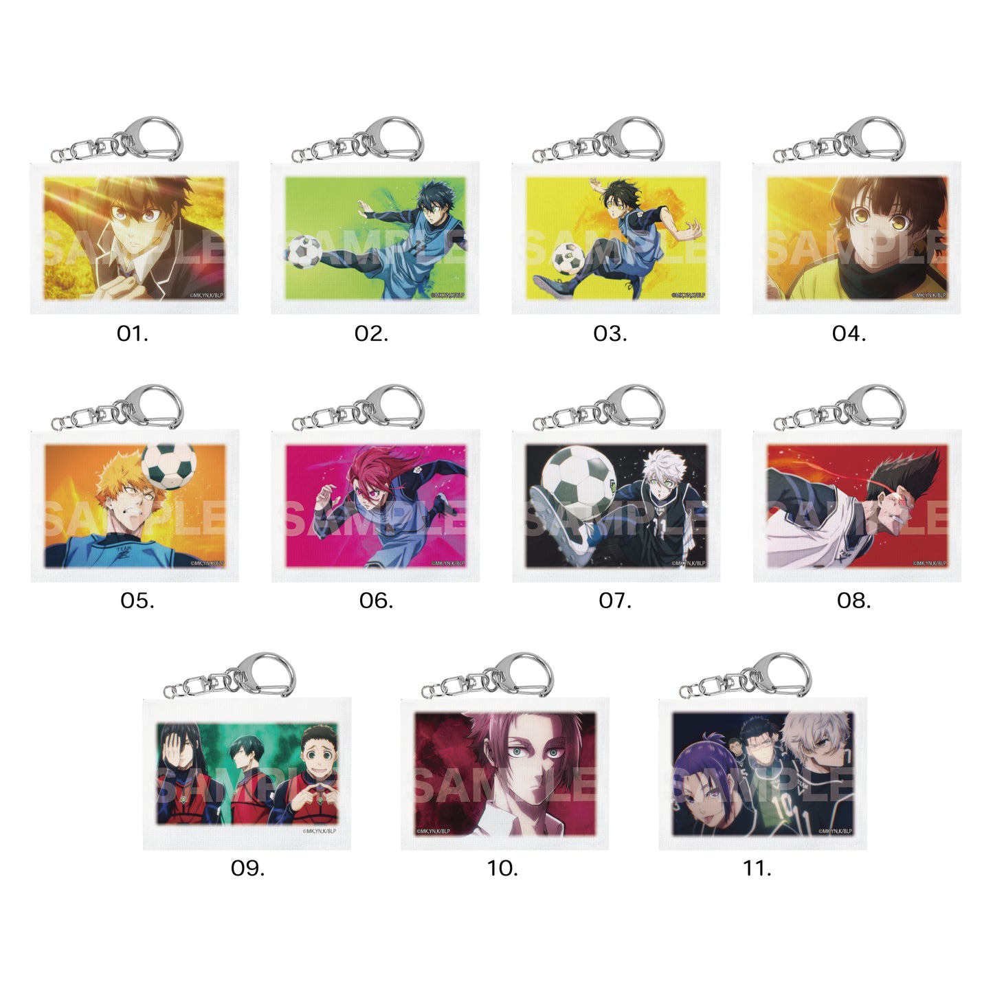 ブルーロック_ミニチュアキャンバスキーホルダー /01 第1弾(全11種) 1BOX