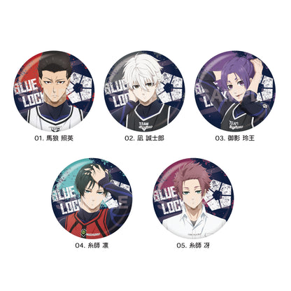 ブルーロック_メタリック缶バッジ /02 第2弾(全5種) 1BOX