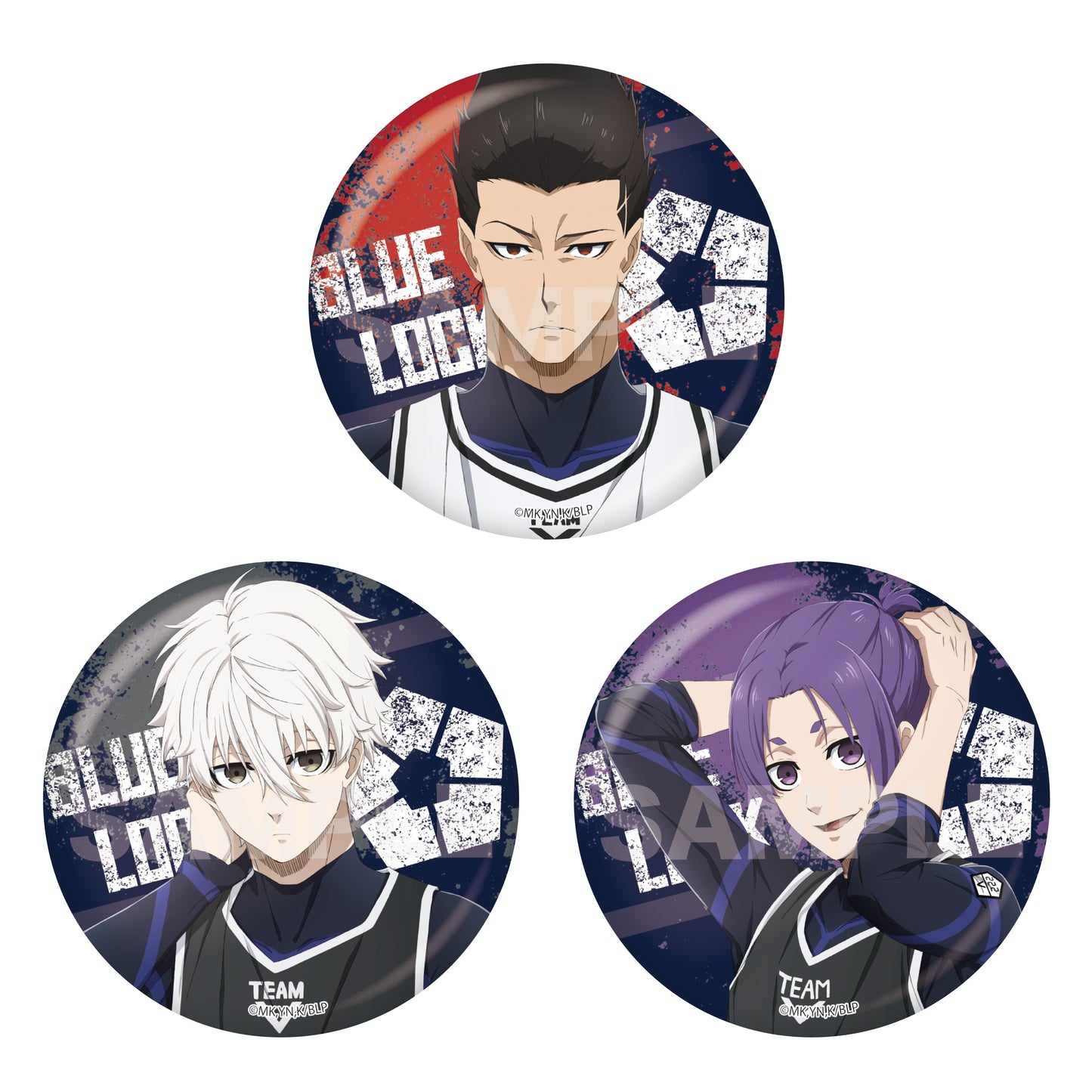 ブルーロック_メタリック缶バッジ /02 第2弾(全5種) 1BOX