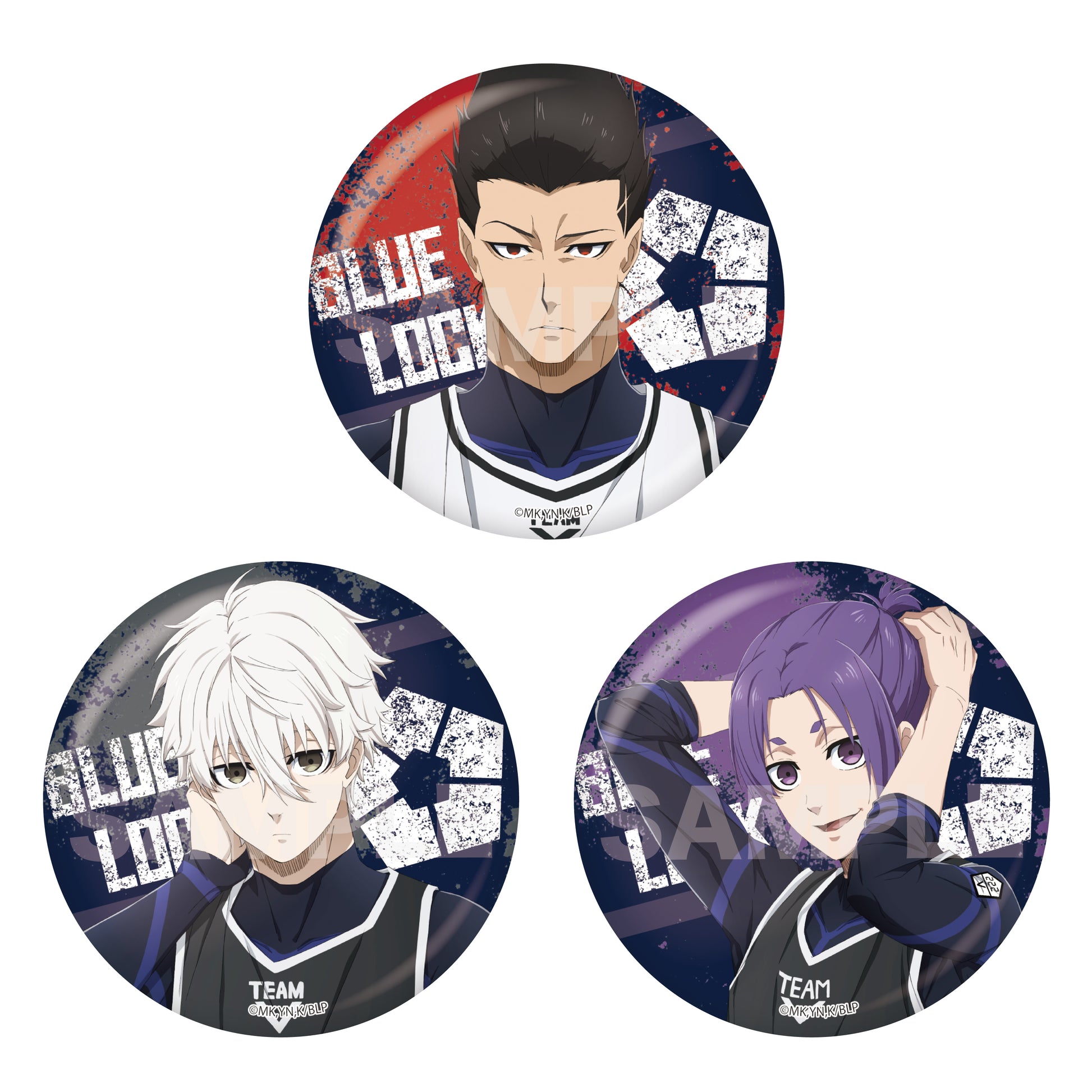 ブルーロック_メタリック缶バッジ /02 第2弾(全5種) 1BOX