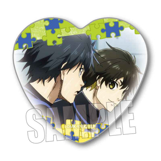 ブルーロック_メモリーズハート缶バッジ/潔＆蜂楽