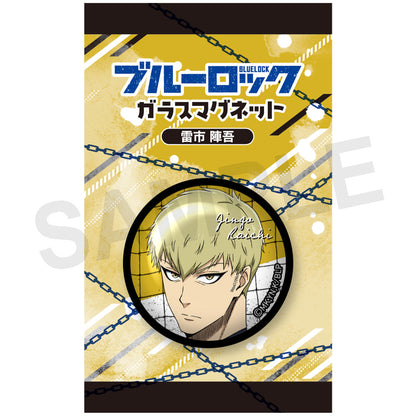 ブルーロック_ガラスマグネット 雷市陣吾